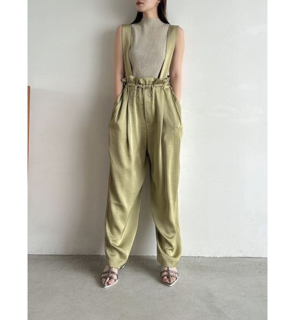 dazzlin「【WEB限定】サス付サテンテーパードパンツ」|その他|