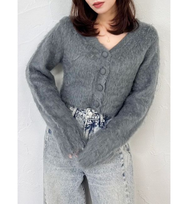 dazzlin「ルミナスカラーショートカーディガン」|カーディガン|