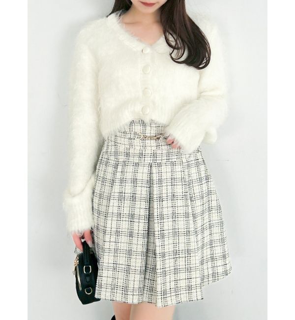 dazzlin「ルミナスカラーショートカーディガン」|カーディガン|