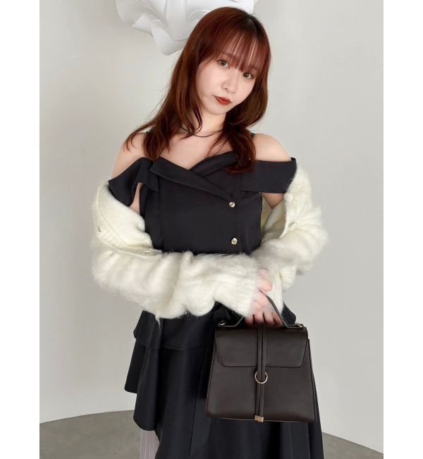 dazzlin「ルミナスカラーショートカーディガン」|カーディガン|