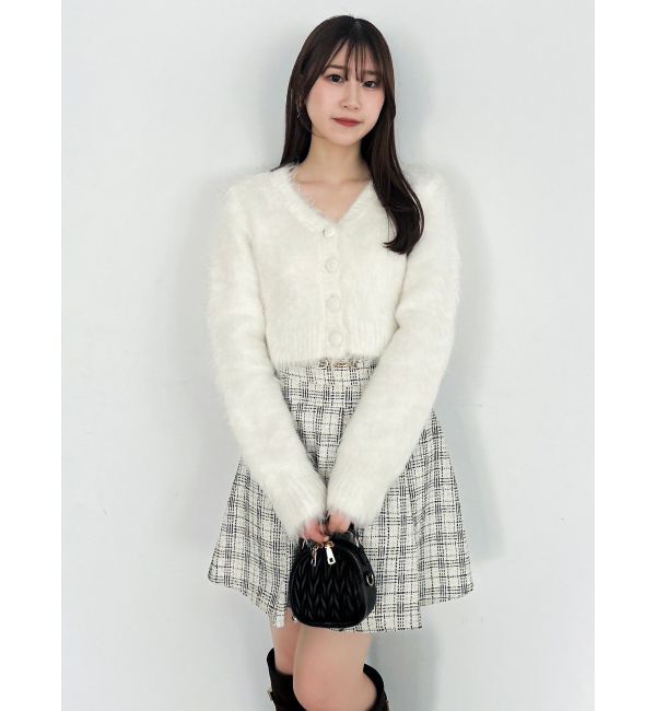 dazzlin「ルミナスカラーショートカーディガン」|カーディガン|