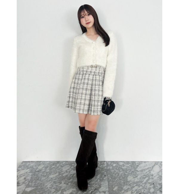 dazzlin「ルミナスカラーショートカーディガン」|カーディガン|