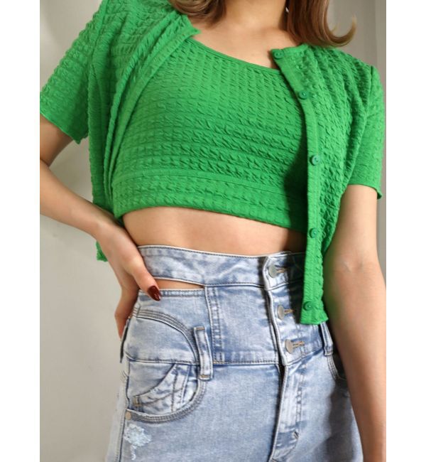 EMODA「サイドオープンハイウエストフレアパギンス」|デニム|