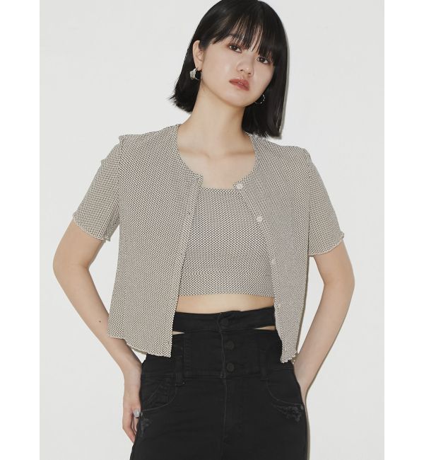 EMODA「サイドオープンハイウエストフレアパギンス」|デニム|