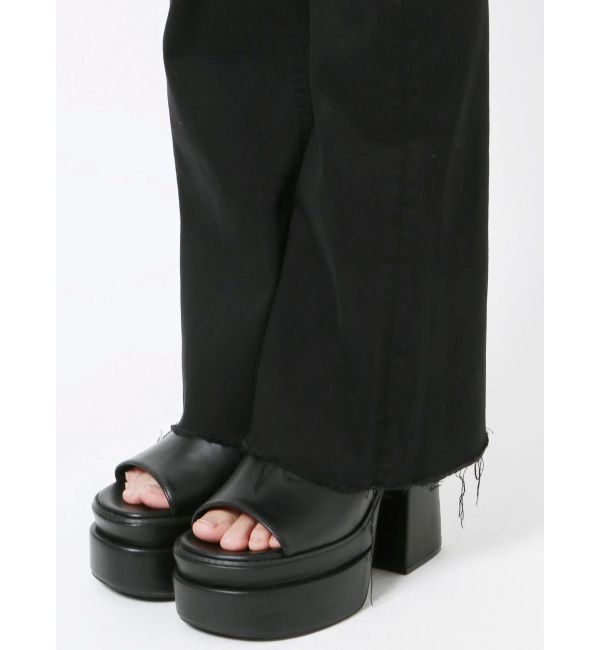 EMODA「サイドオープンハイウエストフレアパギンス」|デニム|