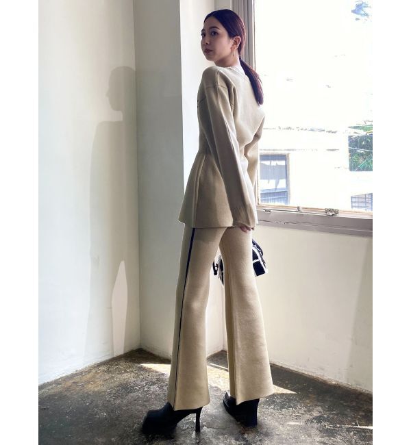 EMODA「チューズラインロゴカーディガン」|カーディガン|