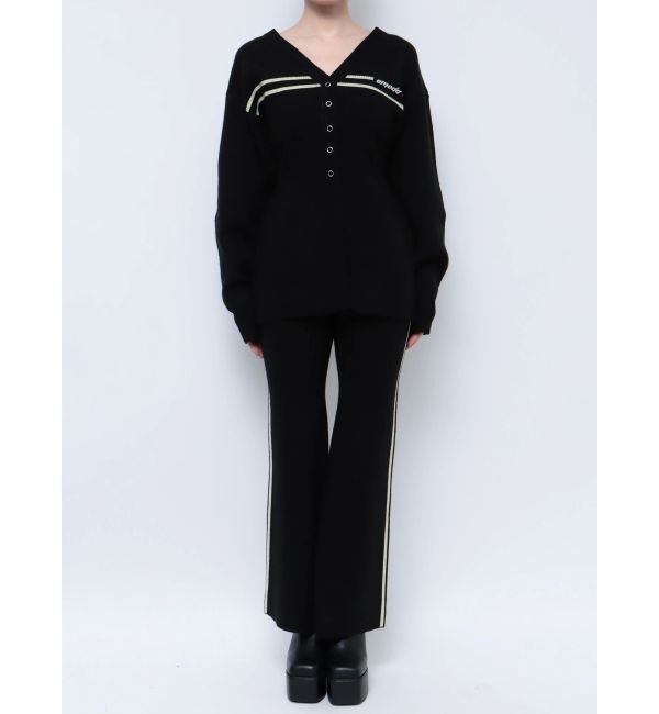 EMODA「チューズラインロゴカーディガン」|カーディガン|