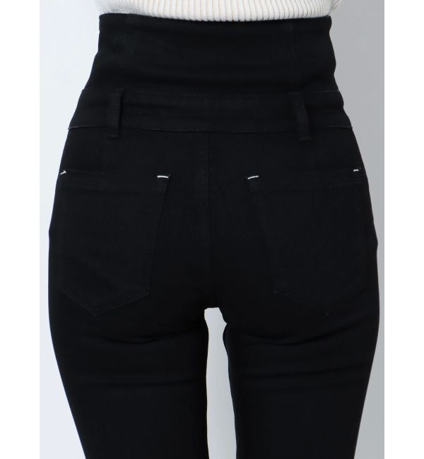 EMODA「【ELDER】SYM ハイウエストデニム」|デニム|