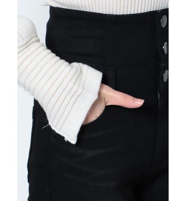 EMODA「【ELDER】SYM ハイウエストデニム」|デニム|