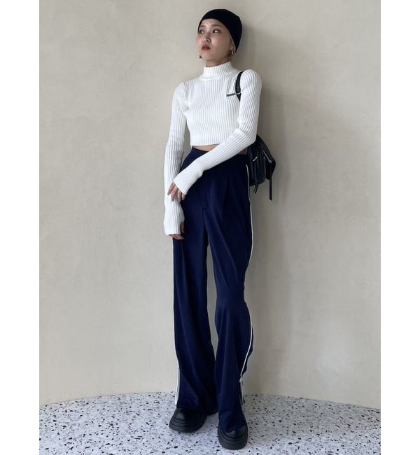 EMODA「サイドラインスラックスパンツ」|その他|