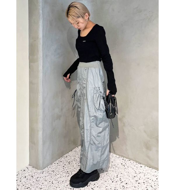 EMODA「プレートクロップトップ」|Tシャツ・カットソー|