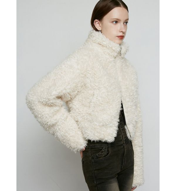 EMODA「2トーンボアブルゾン」|ブルゾン・スタジャン|