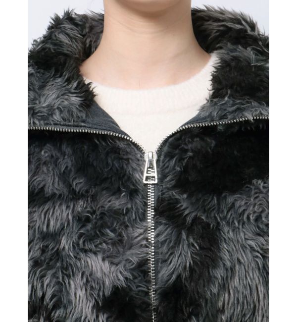 EMODA「2トーンボアブルゾン」|ブルゾン・スタジャン|