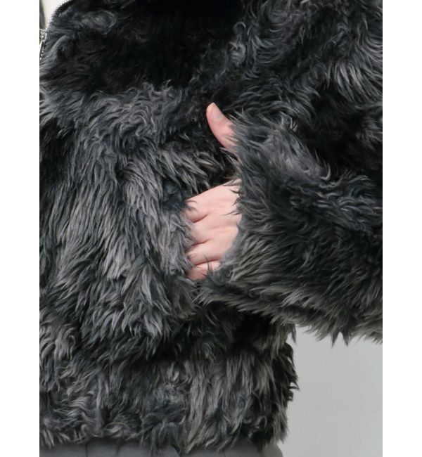 EMODA「2トーンボアブルゾン」|ブルゾン・スタジャン|