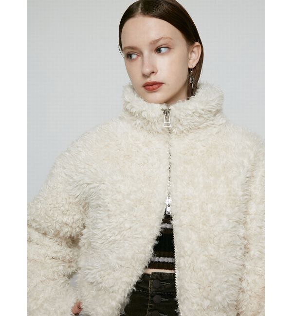 EMODA「2トーンボアブルゾン」|ブルゾン・スタジャン|