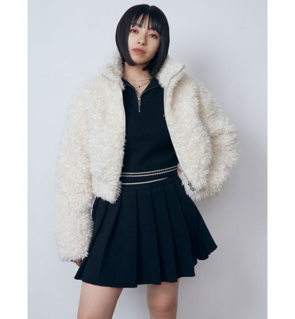 EMODA「2トーンボアブルゾン」|ブルゾン・スタジャン|