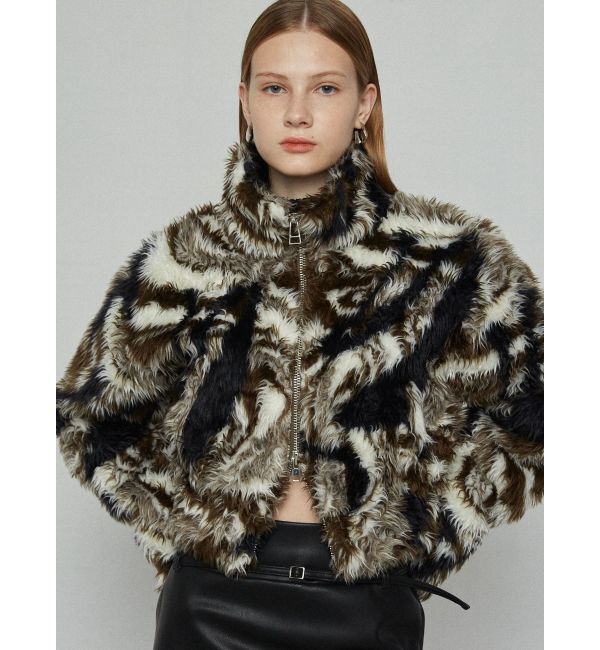 EMODA「2トーンボアブルゾン」|ブルゾン・スタジャン|