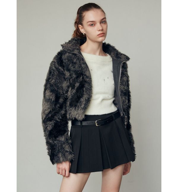 EMODA「2トーンボアブルゾン」|ブルゾン・スタジャン|