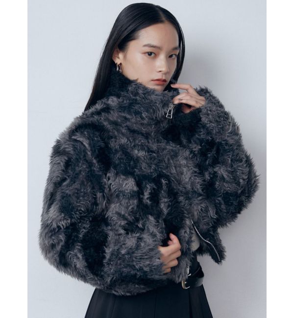 EMODA「2トーンボアブルゾン」|ブルゾン・スタジャン|