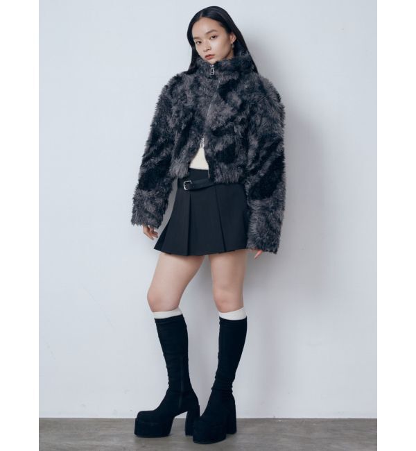 EMODA「2トーンボアブルゾン」|ブルゾン・スタジャン|