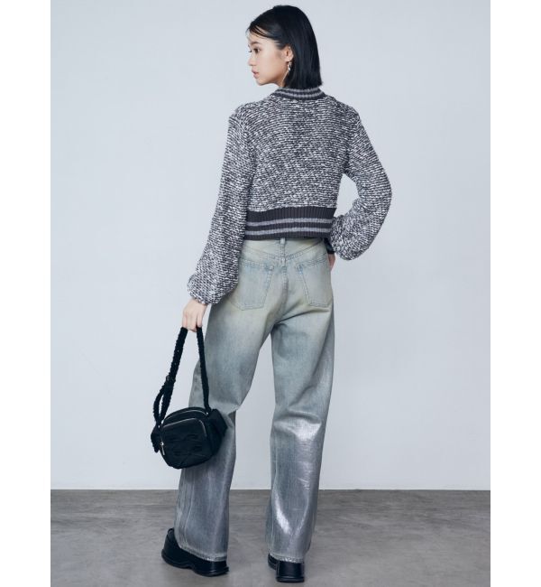 EMODA「テクスチャーミニマルカーデトップ」|カーディガン|