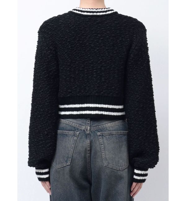 EMODA「テクスチャーミニマルカーデトップ」|カーディガン|