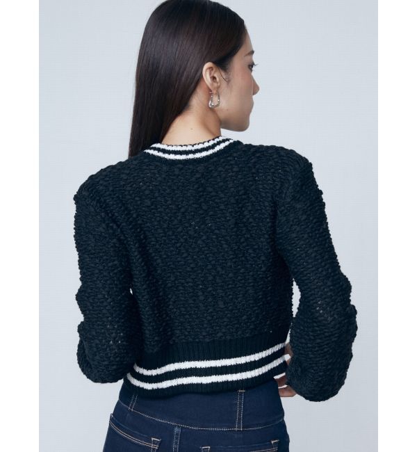 EMODA「テクスチャーミニマルカーデトップ」|カーディガン|