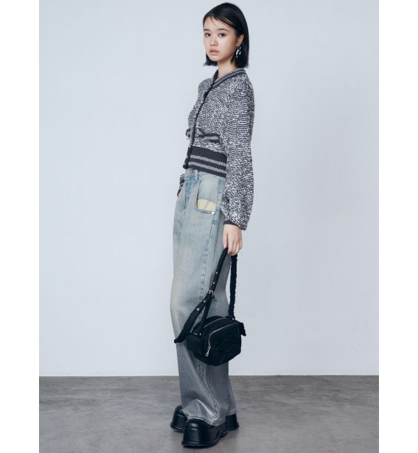 EMODA「テクスチャーミニマルカーデトップ」|カーディガン|