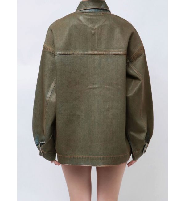 EMODA「ヴィンテージライクオーバーデニムブルゾン」|ブルゾン・スタジャン|