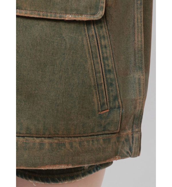 EMODA「ヴィンテージライクオーバーデニムブルゾン」|ブルゾン・スタジャン|