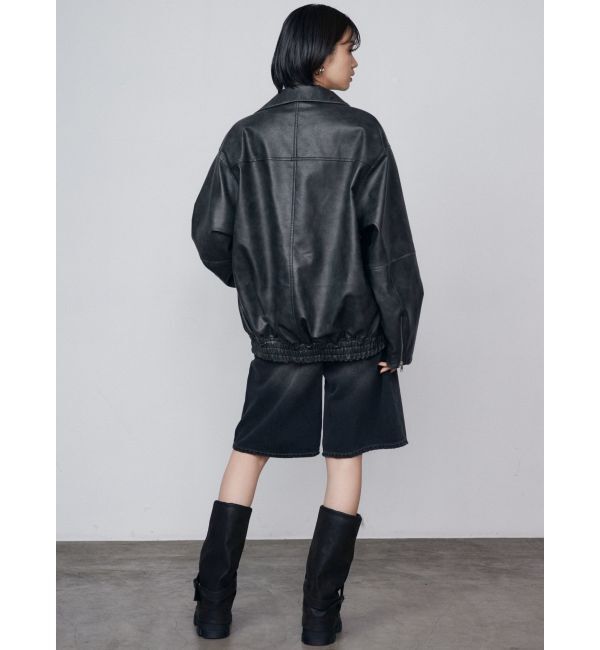 EMODA「ヴィンテージライクデニムハーフパンツ」|デニム|