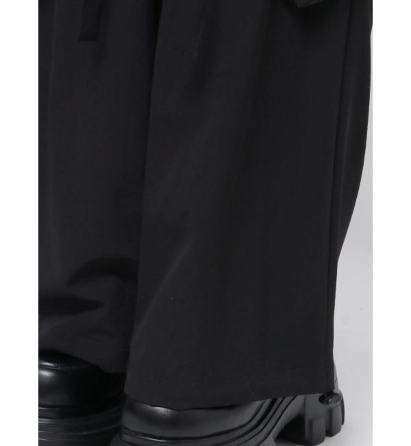 EMODA「レイヤーベルトナイロンフレアパンツ」|その他|