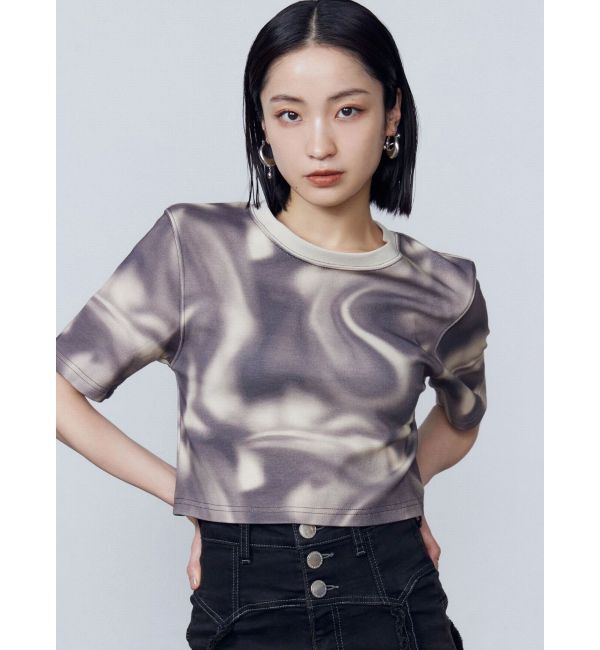 EMODA「ボクシーパターンTシャツ」|Tシャツ・カットソー|