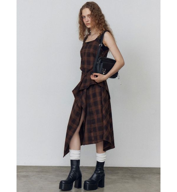 EMODA「スリットフリルマキシワンピース」|ワンピース|