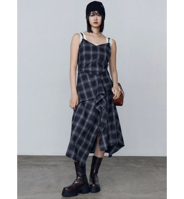 EMODA「スリットフリルマキシワンピース」|ワンピース|