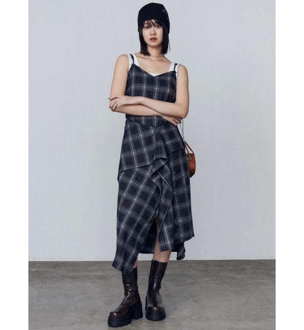 EMODA「スリットフリルマキシワンピース」|ワンピース|