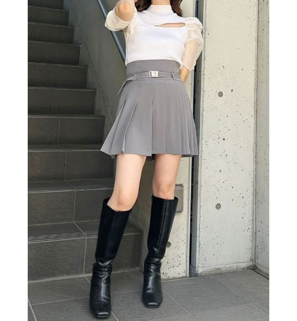 MERCURYDUO「【セットアップ着用可】プリーツミニスカパン」|その他|