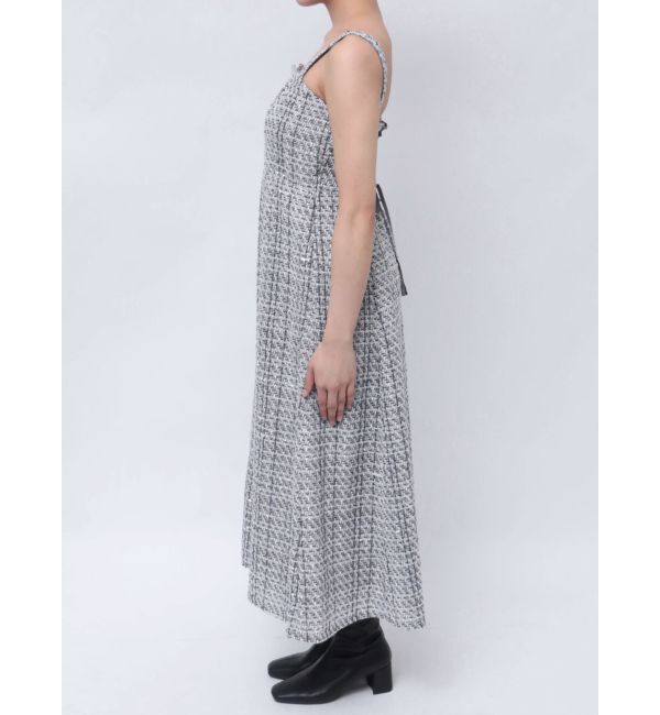 MERCURYDUO「オリジナルツイードジャンスカベアワンピース【セットアップ着用可】」|ワンピース|