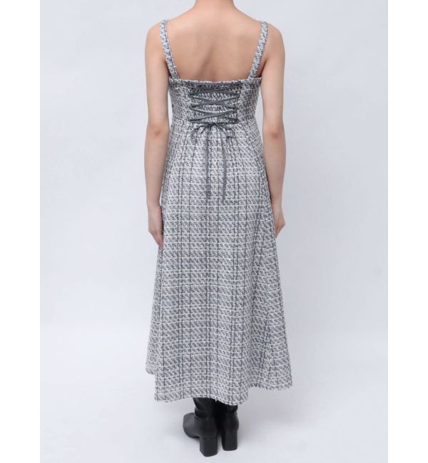 MERCURYDUO「オリジナルツイードジャンスカベアワンピース【セットアップ着用可】」|ワンピース|