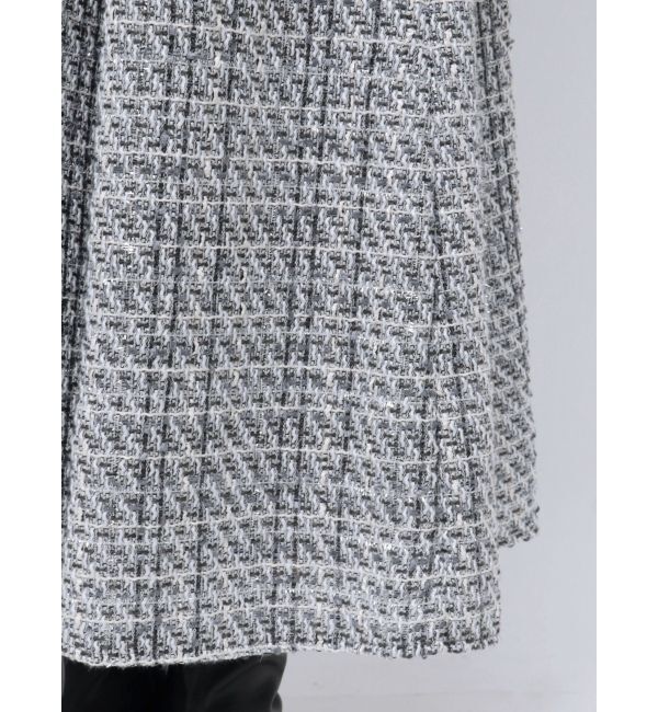 MERCURYDUO「オリジナルツイードジャンスカベアワンピース【セットアップ着用可】」|ワンピース|