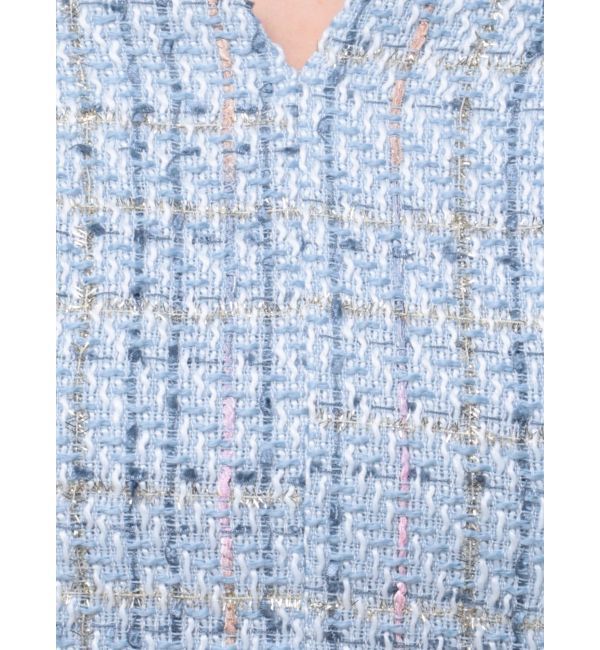 MERCURYDUO「オリジナルツイードジャンスカベアワンピース【セットアップ着用可】」|ワンピース|