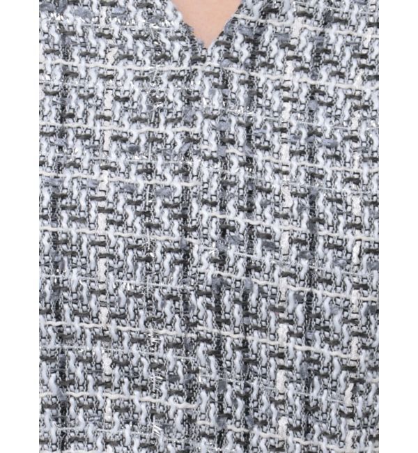 MERCURYDUO「オリジナルツイードジャンスカベアワンピース【セットアップ着用可】」|ワンピース|