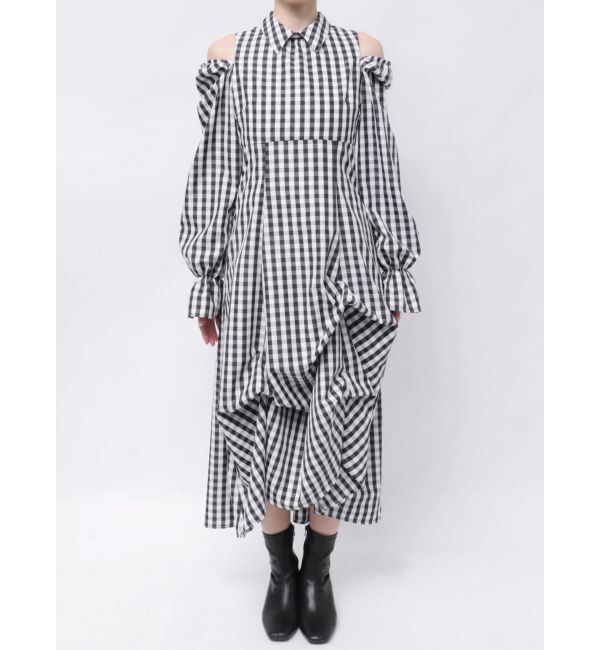 MERCURYDUO「2WAYトランスフォームシャツワンピース」|ワンピース|