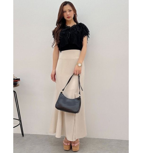 MERCURYDUO「レースクロップドブラウス」|シャツ・ブラウス|