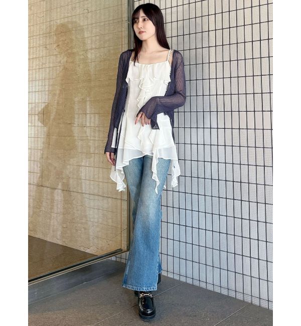 MERCURYDUO「ラッフルティアードブラウス」|シャツ・ブラウス|