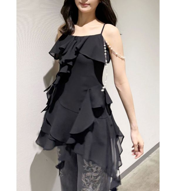 MERCURYDUO「ラッフルティアードブラウス」|シャツ・ブラウス|