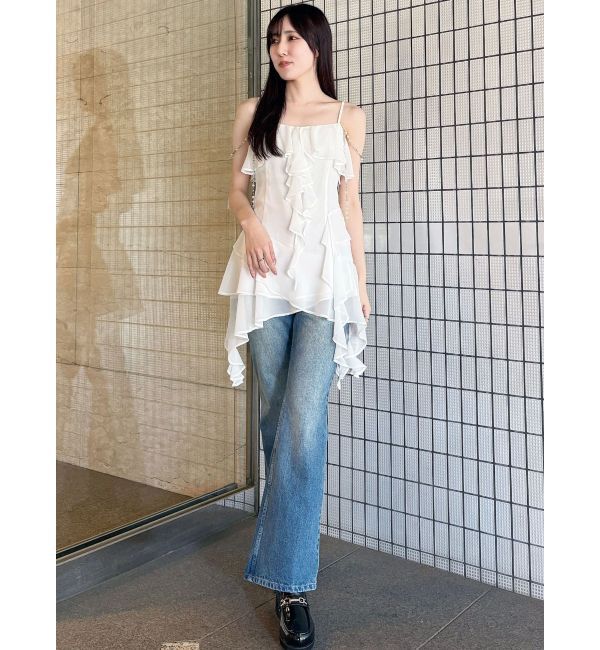 MERCURYDUO「ラッフルティアードブラウス」|シャツ・ブラウス|