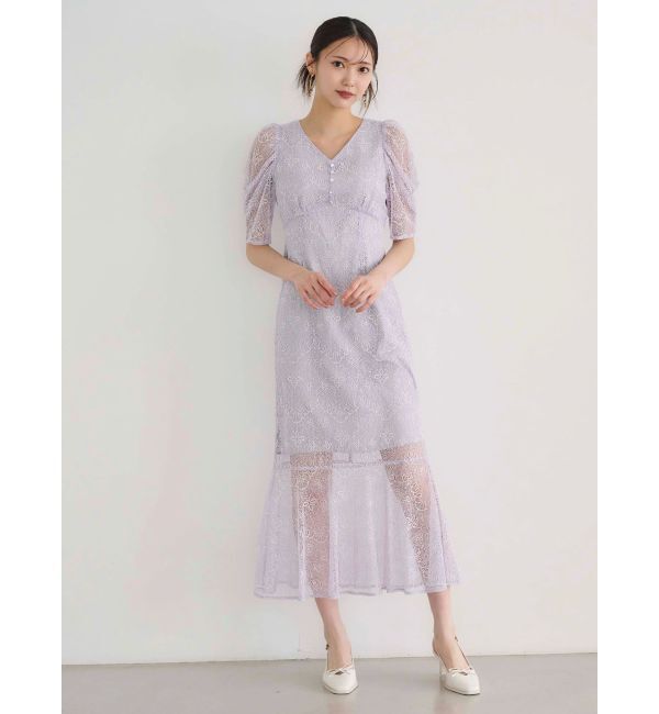 MERCURYDUO「レースナローマーメイドワンピース」|ワンピース|