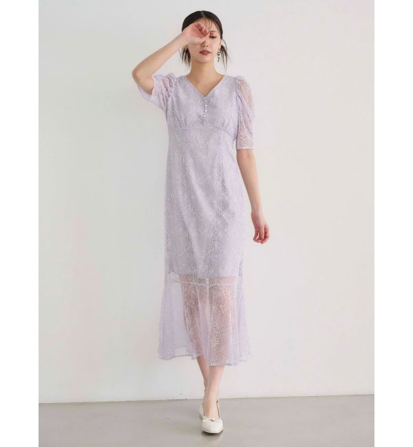 MERCURYDUO「レースナローマーメイドワンピース」|ワンピース|