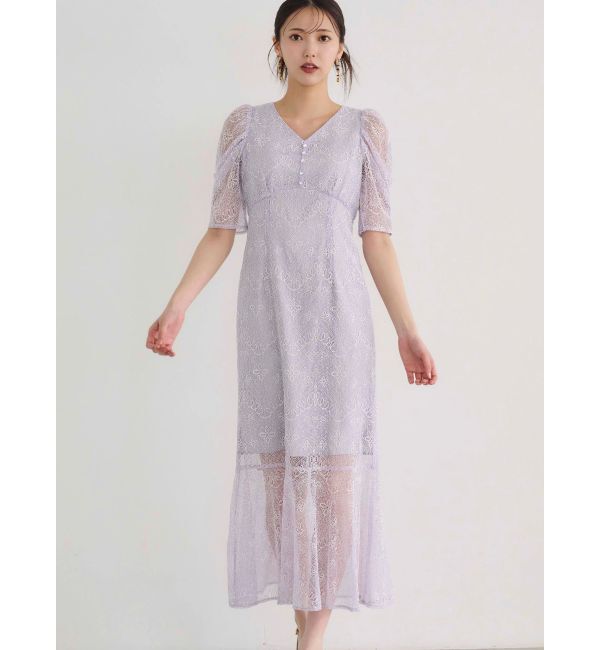 MERCURYDUO「レースナローマーメイドワンピース」|ワンピース|